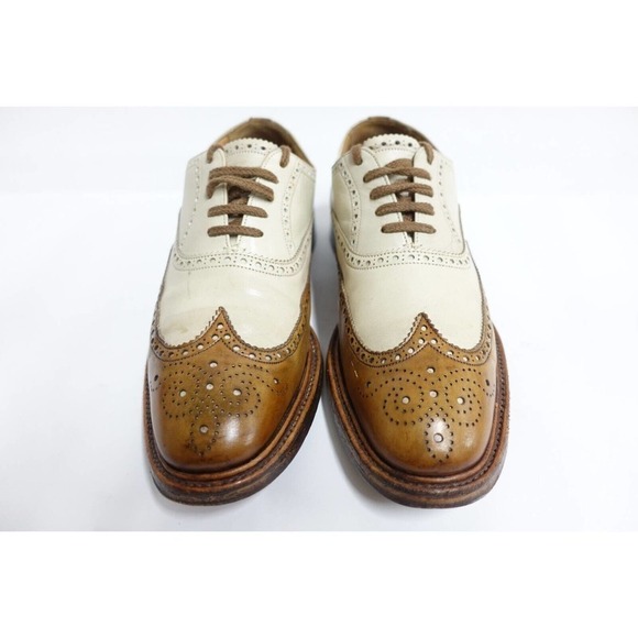 HERRING SHOES CHEANEY Dress Shoe Wingtip Spectator Brown Oxfords 9.5D,US/8.5F,UK main image 11